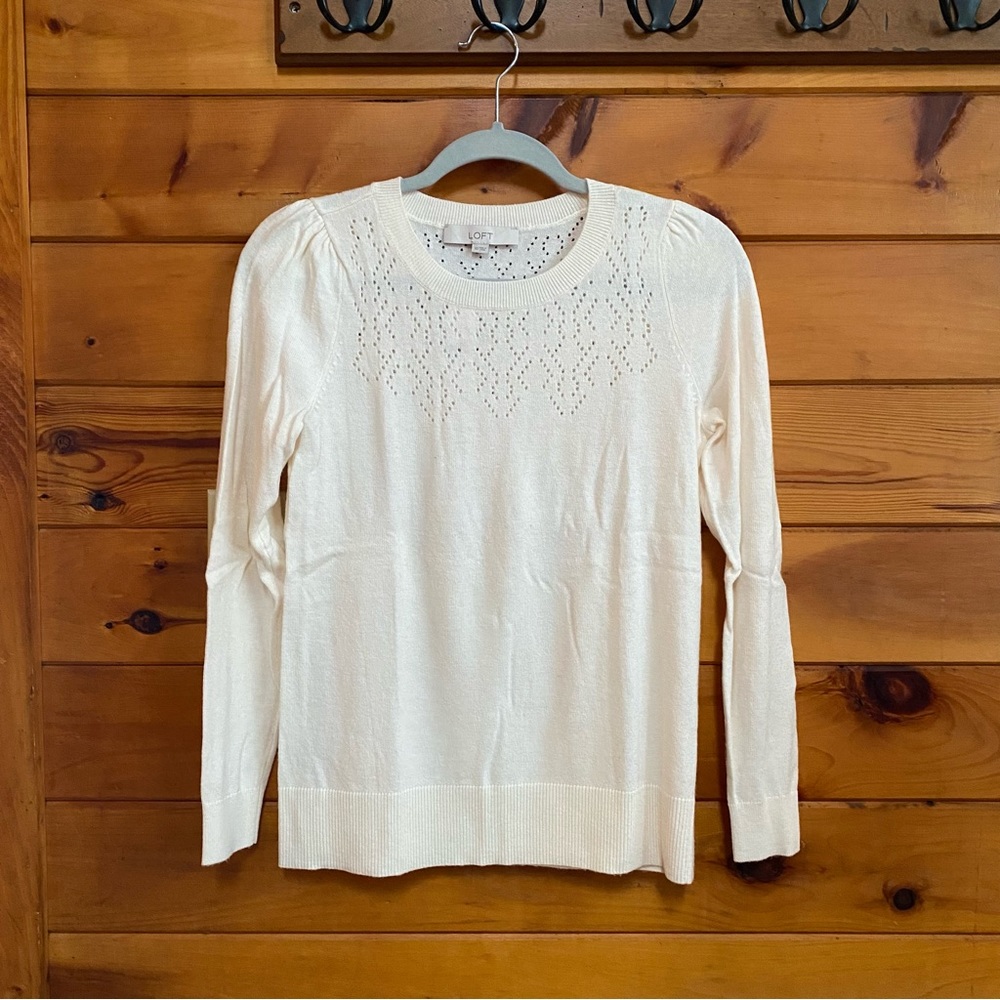 LOFT Ivory sweater